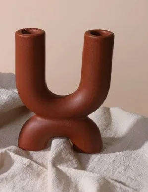 Earrings Resin Art Hub U Shaped Table Candle Holder
