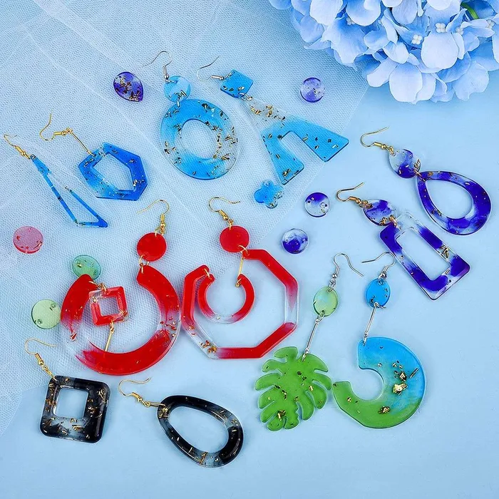 Earrings Resinarthub Boho Chic Earrings for Making Charm Earrings Resinarthub Boho Chic Earrings for Making Charm