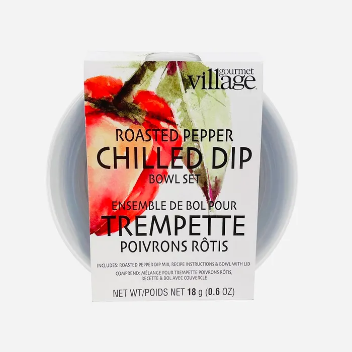 Earrings Roasted Pepper Dip Bowl Set Gourmet du Village