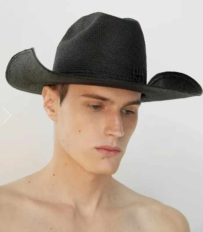Earrings Ruslan Baginskiy Logo Embellished Cowboy Hat