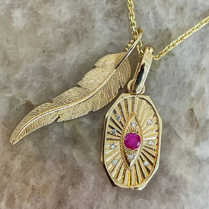 Earrings The Feather Lingua