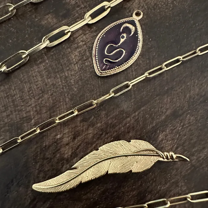 Earrings The Feather Lingua