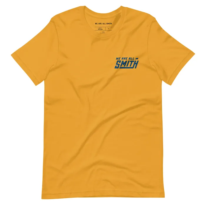 Earrings WE ARE ALL SMITH Mens Jewelry Clothing Yellow WAAS Embroidered Logo Unisex tshirt