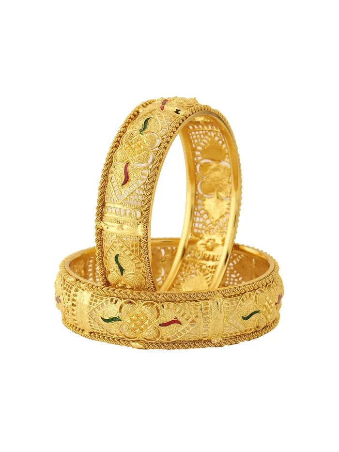 Earrings Yellow Chimes Bangles for Women Gold Toned Traditional Designed Meenakari Touch Bangles for Women and Girls Yellow Chimes Earrings Yellow Chimes Bangles for Women Gold Toned Traditional Designed Meenakari Touch Bangles for Women and Girls Yellow Chimes