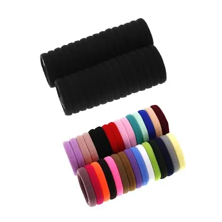 Earrings Yellow Chimes Melbees 100 Pcs Rubber Bands for Girls Colorful Durable Soft Stretchy 35 CM Multicolor