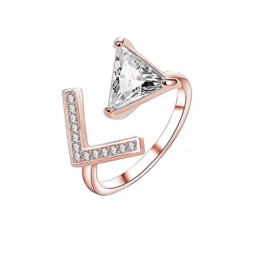 Earrings Yellow Chimes Rings for Women Rose Gold Plated Ring Creative Lucky Triangle Shaped Crystal Adjustable Rings For Women And Girls Yellow Chimes Earrings Yellow Chimes Rings for Women Rose Gold Plated Ring Creative Lucky Triangle Shaped Crystal Adjustable Rings For Women And Girls Yellow Chimes