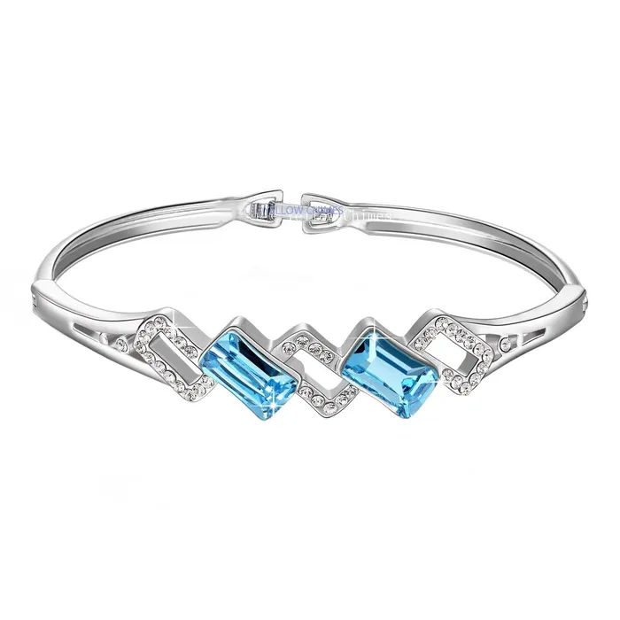 Earrings Yellow Chimes Yellow Chimes Bangle Bracelet for Women Blue Crystal Bracelet Elegant Silver Plated Bangle Style Bracelet for Women and Girls Earrings Yellow Chimes Yellow Chimes Bangle Bracelet for Women Blue Crystal Bracelet Elegant Silver Plated Bangle Style Bracelet for Women and Girls