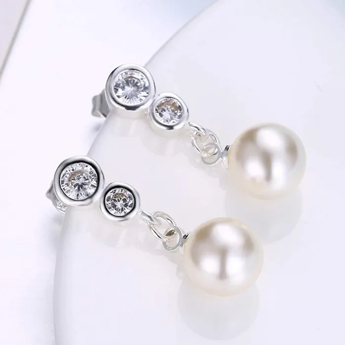 Earrings Yellow Chimes Yellow Chimes Combo of Two Pairs Designer Butterfly Crystal Pearl Drop Earrings for Women and Girls