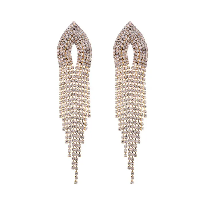 Earrings Yellow Chimes Yellow Chimes Cystal Earrings for Women Rose Gold Plated Long Crystal Danglers Earrings for Women and Girls Earrings Yellow Chimes Yellow Chimes Cystal Earrings for Women Rose Gold Plated Long Crystal Danglers Earrings for Women and Girls