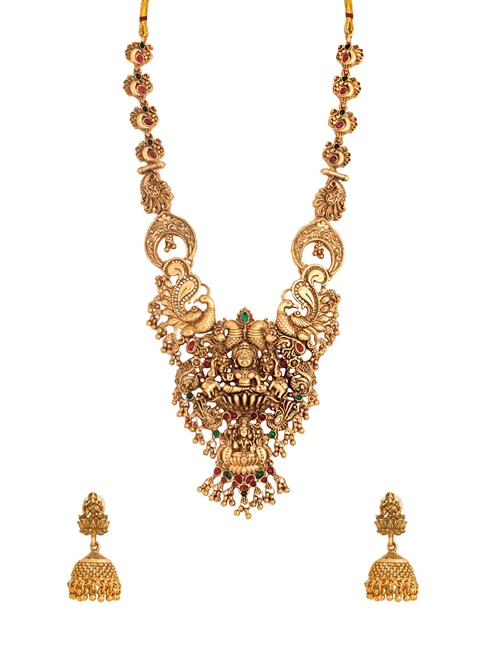 Earrings Yellow Chimes Yellow Chimes Jewellery Set For Women Ethnic Gold Plated Long Necklace Set for Women Traditional Temple Jewellery Sets For Girls Birthday Gift for Girls Women Anniversary Gift for Wife Earrings Yellow Chimes Yellow Chimes Jewellery Set For Women Ethnic Gold Plated Long Necklace Set for Women Traditional Temple Jewellery Sets For Girls Birthday Gift for Girls Women Anniversary Gift for Wife