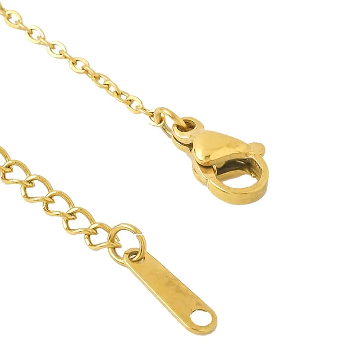 Earrings Yellow Chimes Yellow Chimes Pendant for Women and Girls Fashion Golden Necklace for Women Western Stainless Steel Gold Plated Rock Punk Pendant Chain Necklace for Girls Birthday Gift for Girls Women