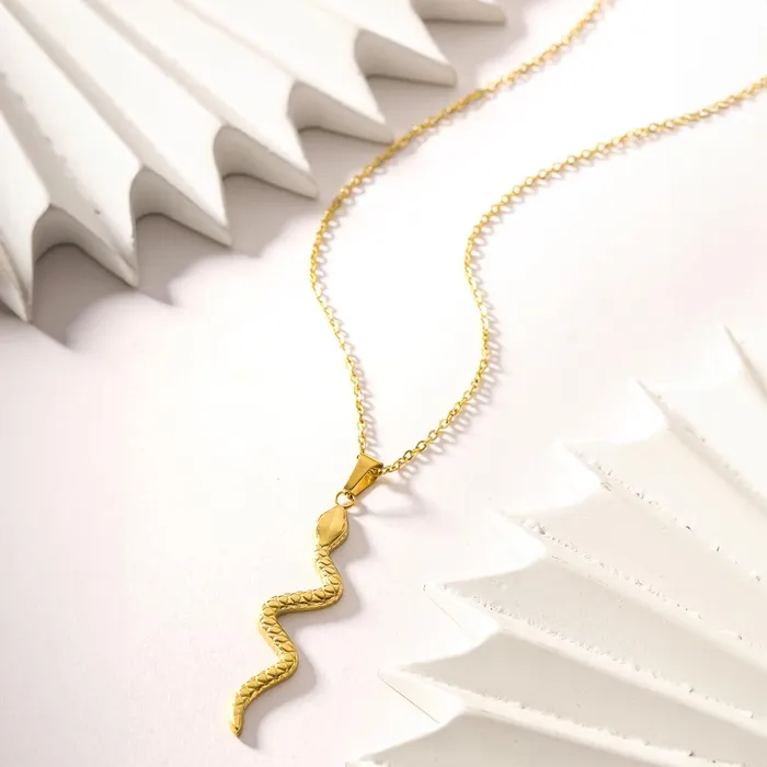 Earrings Yellow Chimes Yellow Chimes Pendant for Women and Girls Fashion Golden Necklace for Women Western Stainless Steel Gold Plated Rock Punk Pendant Chain Necklace for Girls Birthday Gift for Girls Women