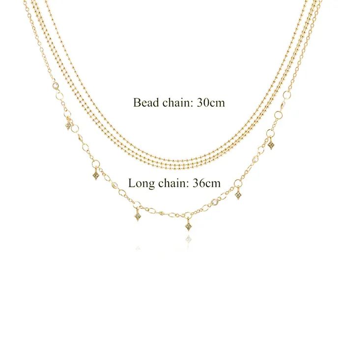 Earrings Yellow Chimes Yellow Chimes Trendy Fashion Multilayer Gold Toned Crystal Drop Choker Necklace for Women and Girls