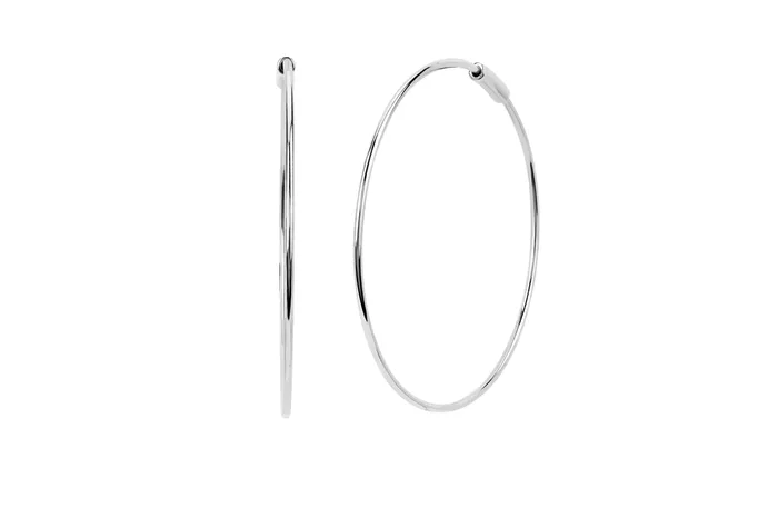 ef collection Earrings The Perfect Gold Hoop Earrings