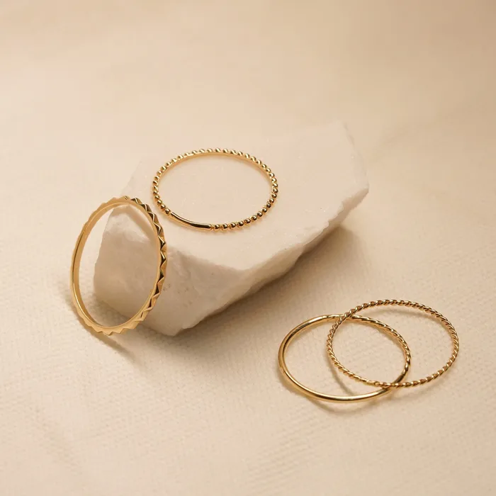 FARRAH Infinity Twist Band AURELIE GI Rings