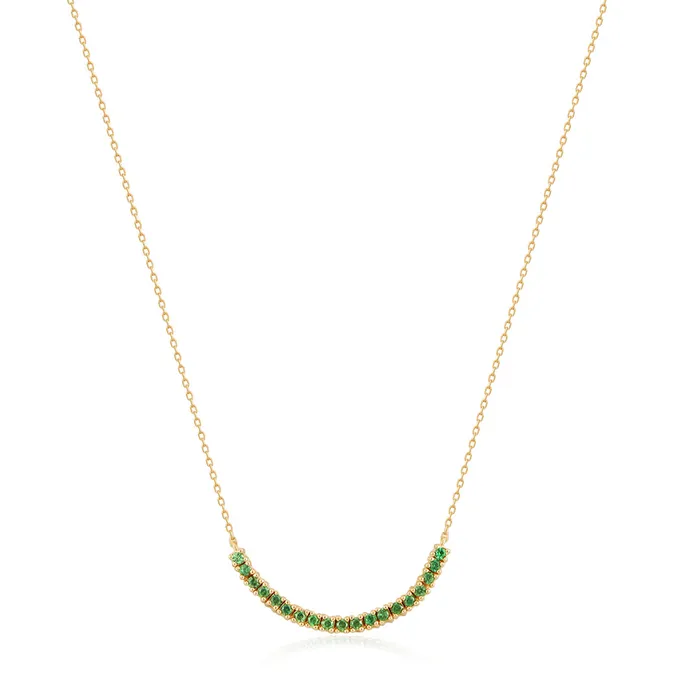 GLIMMER Tsavorite Necklace Piercing Studio Necklaces