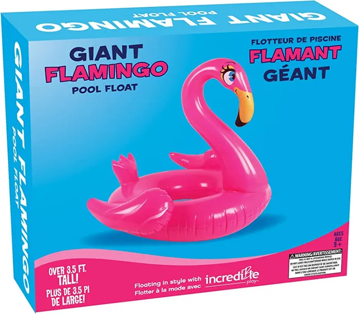 Incredible Novelties Earrings Giant Flamingo Pool Float