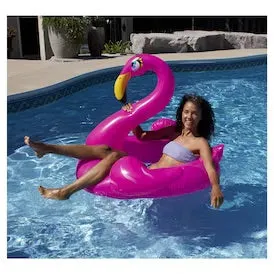 Incredible Novelties Earrings Giant Flamingo Pool Float