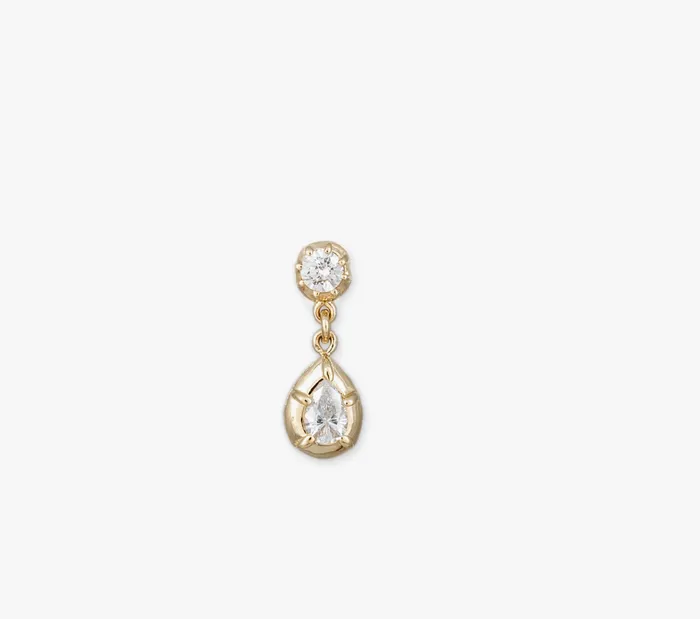 JACQUIE AICHE SOPHIA 11 DIAMOND TEARDROP DROP STUD Earrings