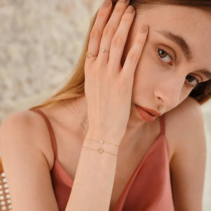 JANE Open Heart Bracelet AURELIE GI Bracelets
