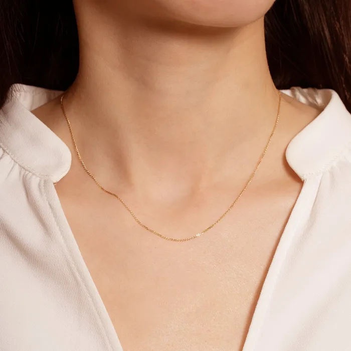 JOSIE Curb Chain 16 AURELIE GI Necklaces