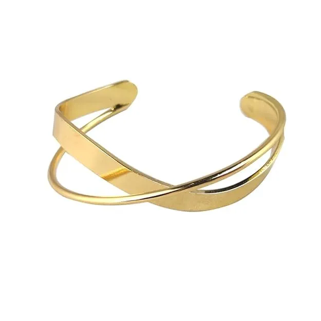 Kairangi Bracelet For Women Gold Toned Sophisticated Kada Bracelet For Women and Girls Kairangi Necklaces