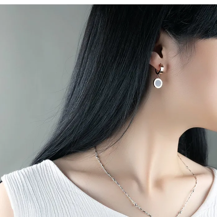 Kairangi Bracelets Kairangi Drop Earrings for Women Western Style Stainless Steel Never Fading Rosegold Drop Earrings for Women and Girls