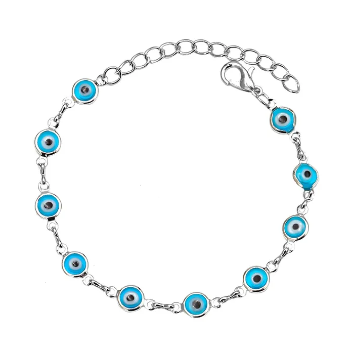 Kairangi Kairangi Evil Eye Bracelet for Women Evil Eye Beads Bracelet Silver Plated Adjustable Hand Charm Unisex Bracelet for Men and Women Earrings Kairangi Kairangi Evil Eye Bracelet for Women Evil Eye Beads Bracelet Silver Plated Adjustable Hand Charm Unisex Bracelet for Men and Women Earrings