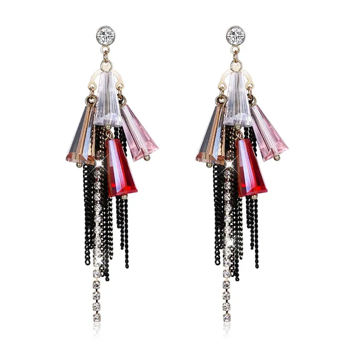Kairangi Tassel Earrings for Women Crystal Fashion Tassels Earrings for Girls and Women Kairangi Earrings Kairangi Tassel Earrings for Women Crystal Fashion Tassels Earrings for Girls and Women Kairangi Earrings