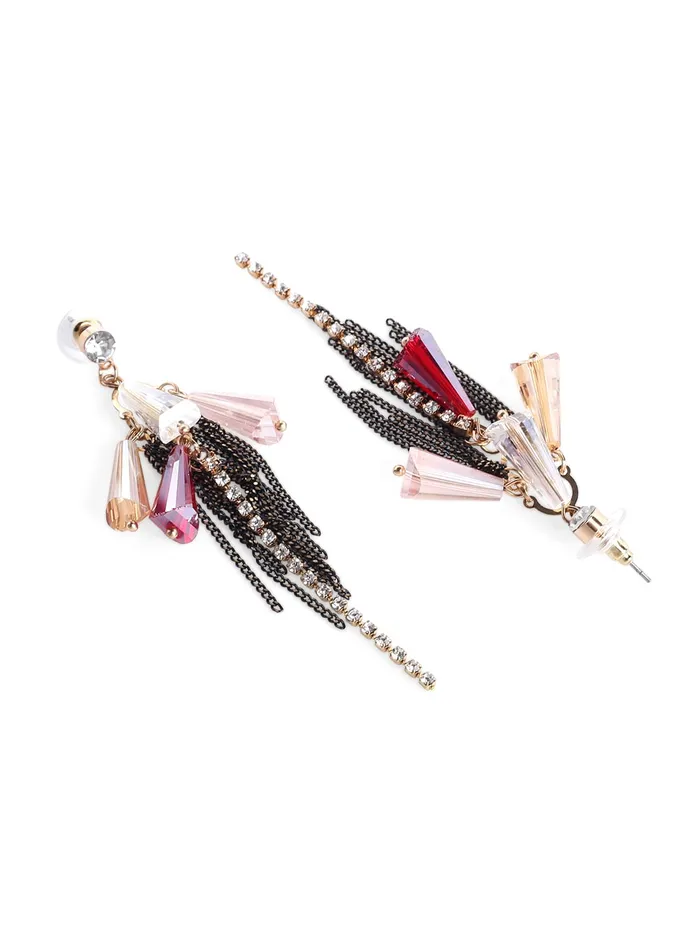 Kairangi Tassel Earrings for Women Crystal Fashion Tassels Earrings for Girls and Women Kairangi Earrings