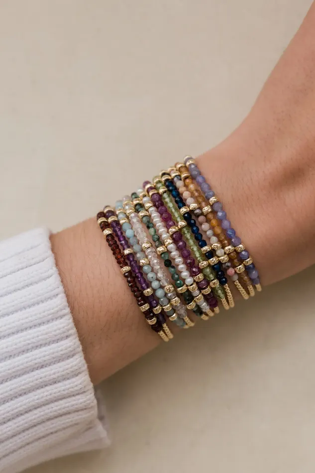 Karen Lazar Bracelets June Pearl and Rondelle Bracelet Karen Lazar Bracelets June Pearl and Rondelle Bracelet