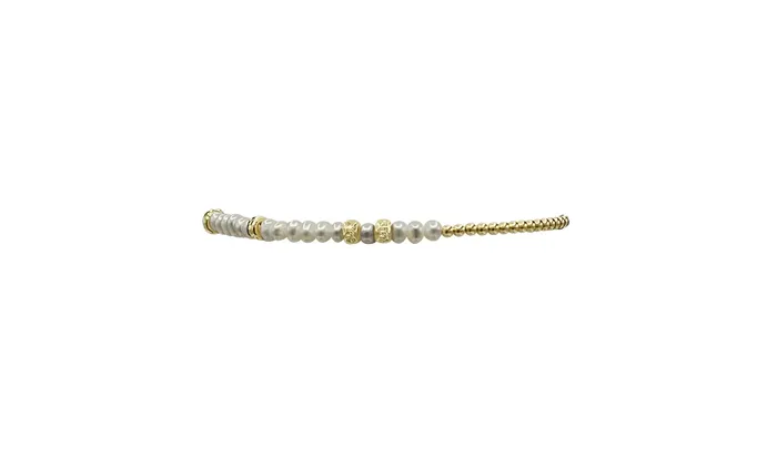 Karen Lazar Bracelets June Pearl and Rondelle Bracelet Karen Lazar Bracelets June Pearl and Rondelle Bracelet