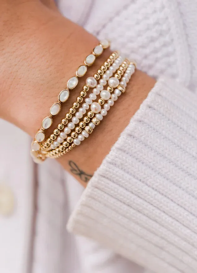 Karen Lazar Bracelets June Pearl and Rondelle Bracelet Karen Lazar Bracelets June Pearl and Rondelle Bracelet