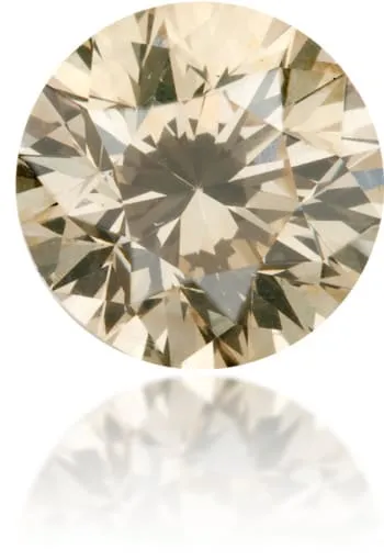 Langerman Diamonds Earrings Natural Brown Diamond Round 158 ct Polished