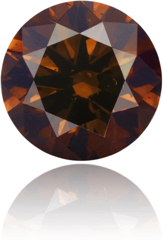Langerman Diamonds Earrings Natural Brown Diamond Round 217 ct Polished