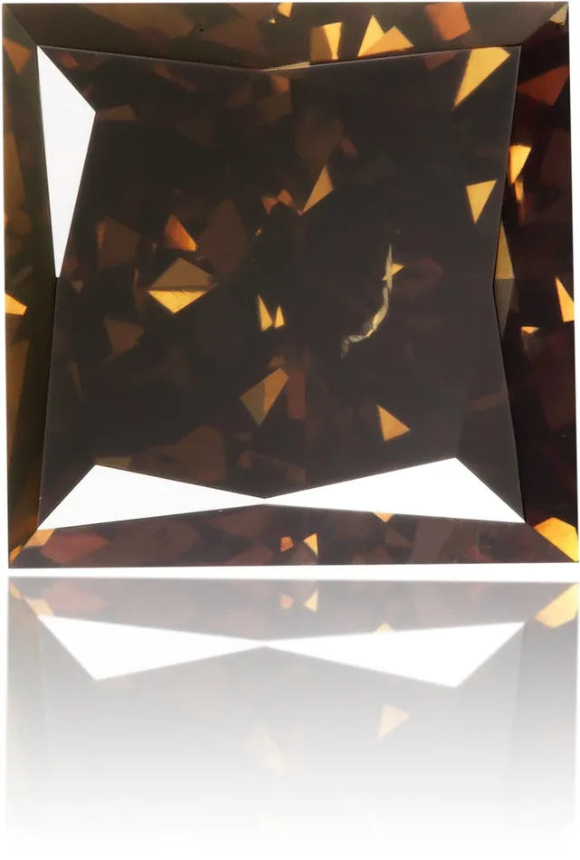 Langerman Diamonds Earrings Natural Brown Diamond Square 189 ct Polished Langerman Diamonds Earrings Natural Brown Diamond Square 189 ct Polished