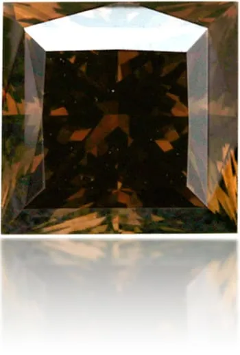 Langerman Diamonds Earrings Natural Brown Diamond Square 203 ct Polished Langerman Diamonds Earrings Natural Brown Diamond Square 203 ct Polished