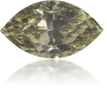 Langerman Diamonds Earrings Natural Green Diamond Marquise 041 ct Polished