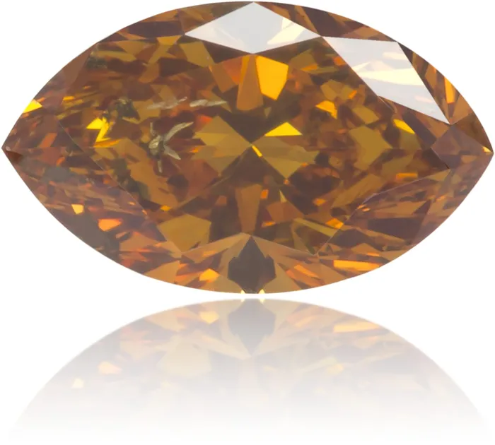 Langerman Diamonds Earrings Natural Orange Diamond Marquise 038 ct Polished Langerman Diamonds Earrings Natural Orange Diamond Marquise 038 ct Polished
