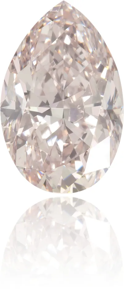 Langerman Diamonds Earrings Natural Pink Diamond Pear Shape 081 ct Polished