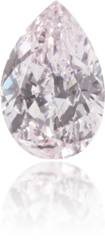 Langerman Diamonds Earrings Natural Purple Diamond Pear Shape 045 ct Polished