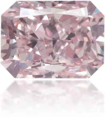 Langerman Diamonds Earrings Natural Purple Diamond Rectangle 053 ct Polished