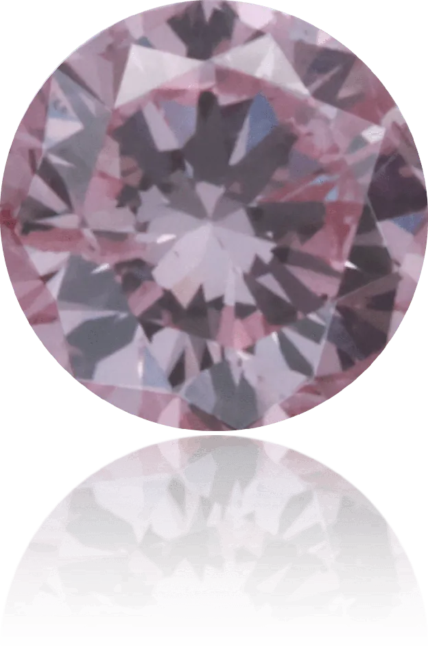 Langerman Diamonds Earrings Natural Purple Diamond Round 016 ct Polished