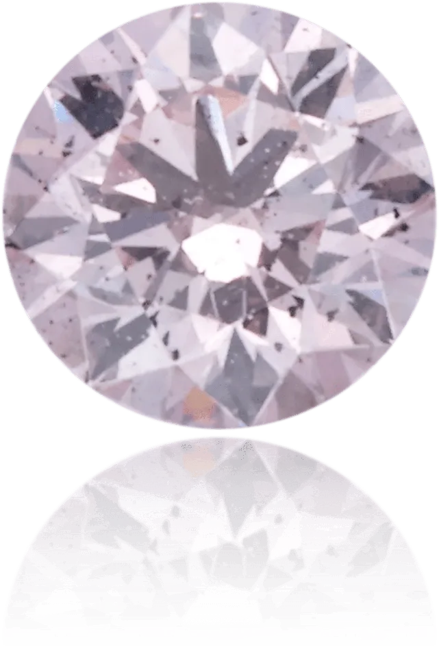 Langerman Diamonds Earrings Natural Purple Diamond Round 020 ct Polished
