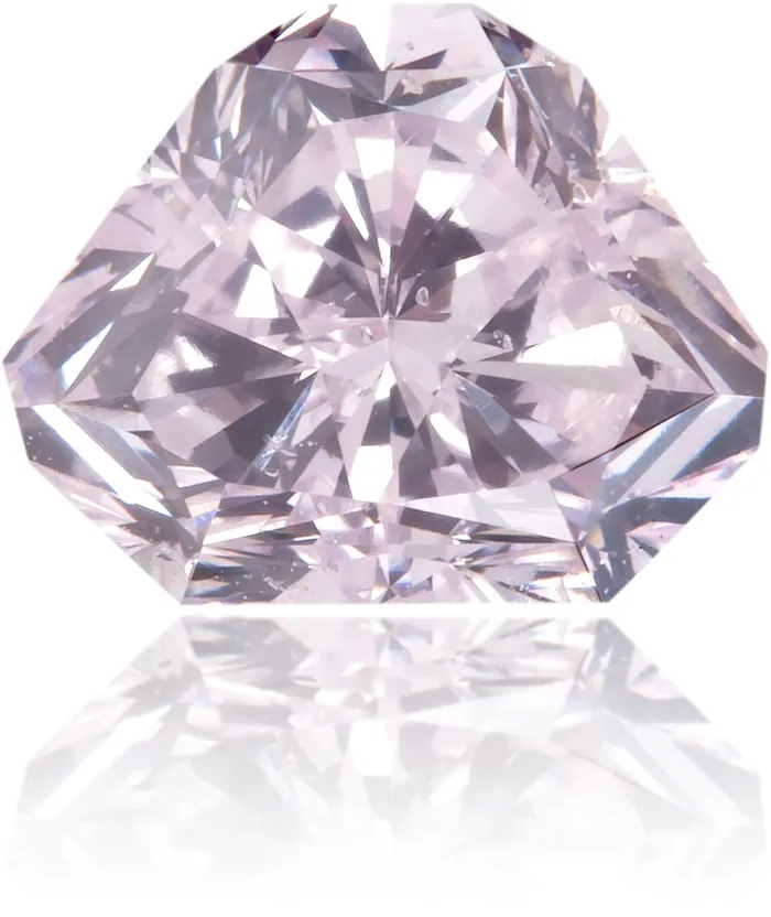Langerman Diamonds Earrings Natural Purple Diamond Shield 100 ct Polished