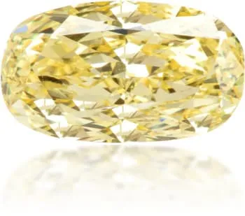 Langerman Diamonds Earrings Natural Yellow Diamond Cushion 110 ct Polished