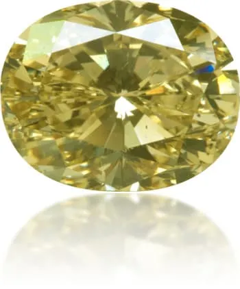 Langerman Diamonds Earrings Natural Yellow Diamond Oval 297 ct Polished
