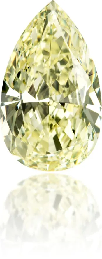 Langerman Diamonds Earrings Natural Yellow Diamond Pear Shape 396 ct Polished