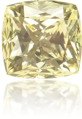 Langerman Diamonds Earrings Natural Yellow Diamond Square 096 ct Polished