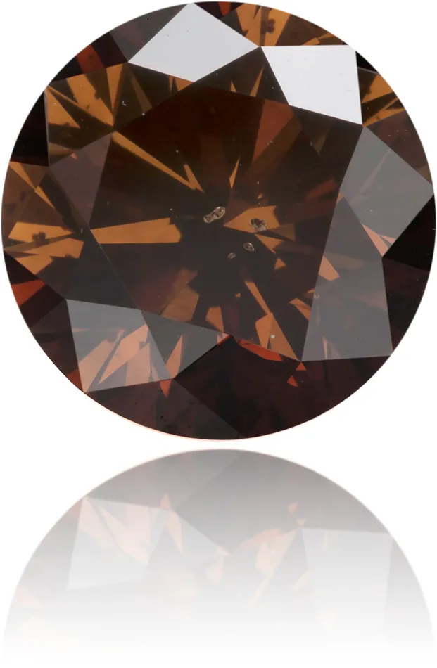 Langerman Diamonds Natural Brown Diamond Round 336 ct Polished Earrings